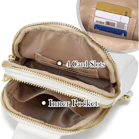 NWT White Crossbody Bag - Picture 3 of 6